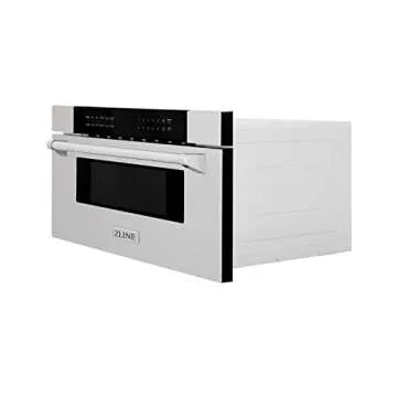 ZLINE 30" 1.2 cu. ft. Built-in Microwave Drawer in Fingerprint Resistant Stainless Steel