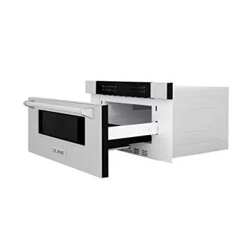 ZLINE 30" 1.2 cu. ft. Built-in Microwave Drawer in Fingerprint Resistant Stainless Steel