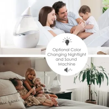 Crane Ultrasonic Humidifier for Bedroom and Office