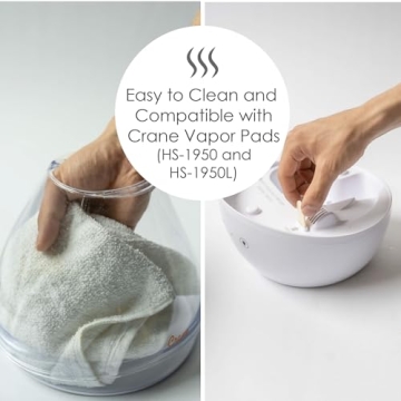 Crane Ultrasonic Humidifier for Bedroom and Office