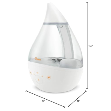 Crane Ultrasonic Humidifier for Bedroom and Office