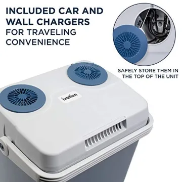 Ivation Electric Cooler & Warmer for Ultimate Travel Convenience