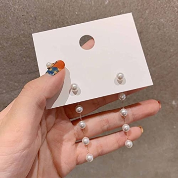 Yheakne Boho Long Tassel Pearl Earrings - Elegant & Affordable