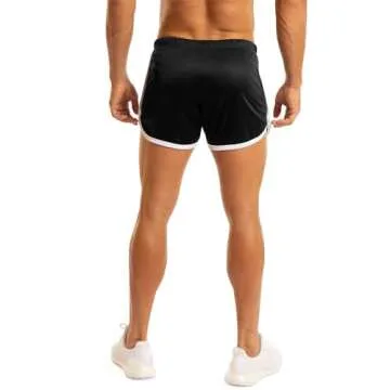 Ouber Men's Gym Mesh Shorts for Comfort and Performance