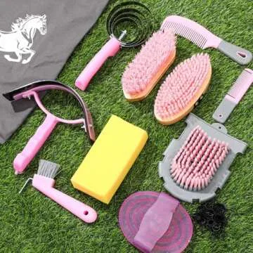 Premium Abbylike Horse Grooming Kit - 12 Essential Tools