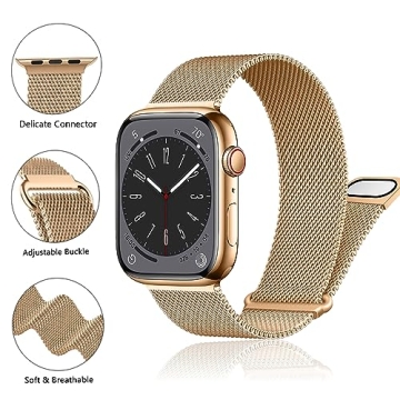 Milanese Loop for Apple Watch - Stylish Adjustable Bands