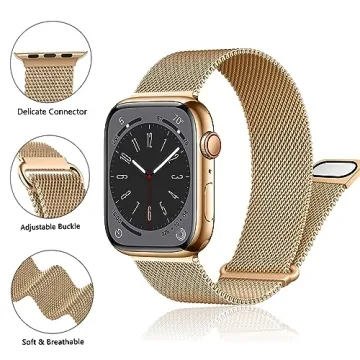 Milanese Loop for Apple Watch - Stylish Adjustable Bands