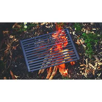 BISON Rolling BBQ Grill for backpacking and camping