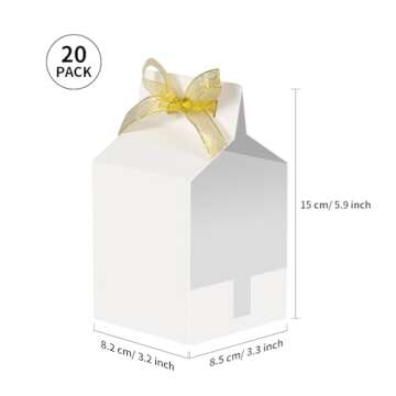 PYD Life 20 Pack Sublimation Mugs Blanks Gift Boxes Matte White 3.3" x 3.2" x 5.9" 11 OZ Sublimation...