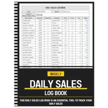 Daily Sales Log Book for Small Business - Essential Sales Order Tracker