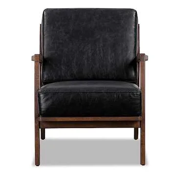 POLY & BARK Verity Lounge Chair in Onyx Black