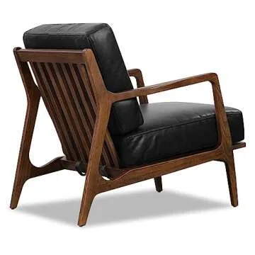POLY & BARK Verity Lounge Chair in Onyx Black