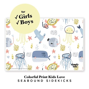 Simply Tots Disposable Placemats for Toddlers - 60 Pack