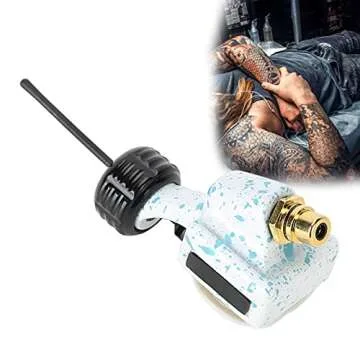 Cartridge Tattoo Machine, Professional Liner Shader Machine Strong Motor for Cartridge Needle Handles/Cartridge Needles(White)