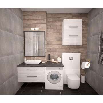 Celbon Brused Bronze Toilet Paper Holder Wall Mounted 7.28 ''/18.5cm Antique Brass Tissue Roll Holde...