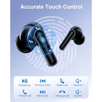 T12 Wireless Earbuds with 40H Playtime & Waterproof Design