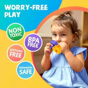 Skoolzy Toddler Toys Peg Board 38 Pc - Fun Learning for 2-4