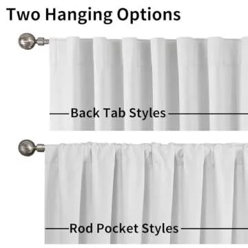 Joydeco Blackout Curtains for Bedroom & Living Room
