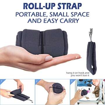 Mavogel Sleep Mask - Modal Material Eye Mask for Sleeping, Ultra Soft and Skin Friendly Full Eye Covers for Women/Men, Perfect Light Blocking Sleeping Mask for Travel Yoga Nap, Fully Adjustable Strap