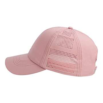 Women Quick Drying Baseball Cap Sun Hats Mesh Lightweight UV Protection for Outdoor Sports - Multiple Colors