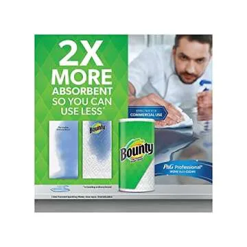 Bounty® Select-A-Size® Double 2-Ply Paper Towels, 98 Sheets Per Roll, Pack of 12 Rolls