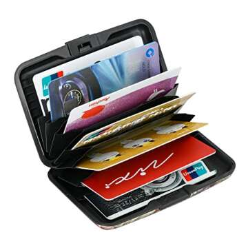 Stylish ELFISH Mini RFID Aluminum Wallet for Cards