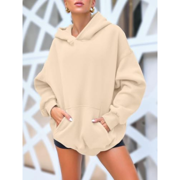 Fall Oversized Women's Sweatshirt - Fleece Casual Hoodie