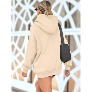 Fall Oversized Women's Sweatshirt - Fleece Casual Hoodie