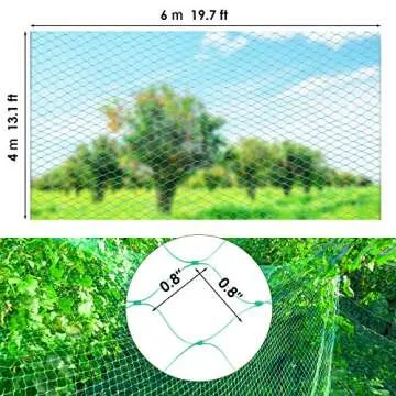 Ruolan Bird Netting 13X20Ft - Protect Your Garden