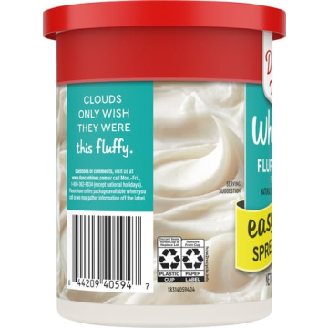 Duncan Hines Whipped Frosting Fluffy White 14 oz