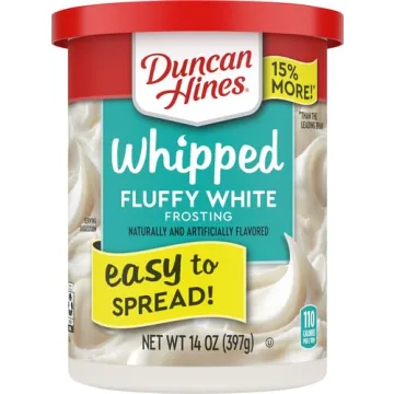 Duncan Hines Whipped Frosting Fluffy White 14 oz