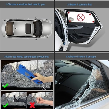 LUXON 8-in-1 Emergency Safety Tool for Vehicles