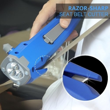 LUXON 8-in-1 Emergency Safety Tool for Vehicles