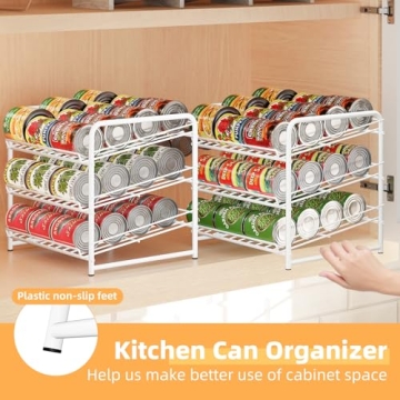 Simple Trending Can Rack Organizer for Kitchen Storage