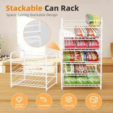 Simple Trending Can Rack Organizer for Kitchen Storage