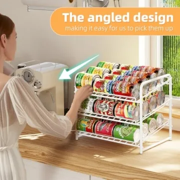 Simple Trending Can Rack Organizer for Kitchen Storage