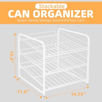 Simple Trending Can Rack Organizer for Kitchen Storage
