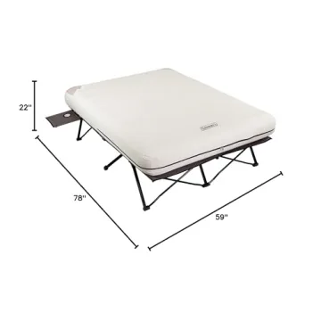 Coleman Camping Cots with Air Mattress & Pump