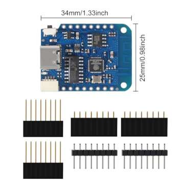10pcs WeMos D1 Mini V4.0.0 Type-C USB WiFi Internet of Things Board Based ESP8266 4MB Compatible wit...