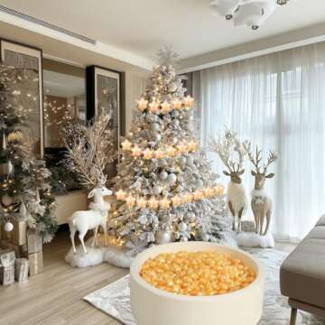 TRENDPLAY Star Ball Pit Balls for Ball Pits -100pcs Plastic Ball Star Shapes Non-Toxic Crush Proof P...