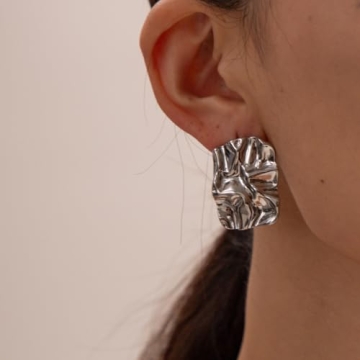 Trendy Gold and Silver Chunky Earrings for Women