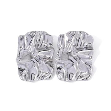 Trendy Gold and Silver Chunky Earrings for Women