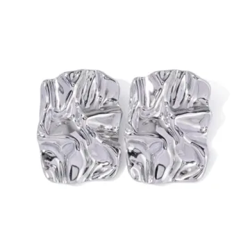 Trendy Gold and Silver Chunky Earrings for Women