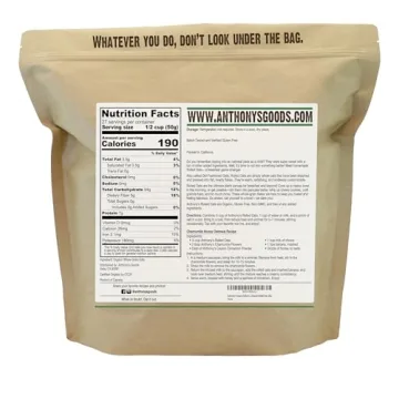 Anthony's Organic Rolled Oats, Gluten Free & Non GMO 3 lb