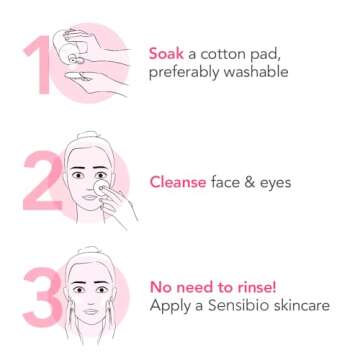 Bioderma - Sensibio H2O PUMP - Micellar Water - Cleansing and Make-Up Removing – Refreshing feeling – for Sensitive Skin, 16.9 Fl Oz (Pack of 1)