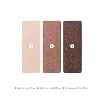 Jane Iredale PurePressed Eye Shadow Triple - Pink Quartz 0.06 oz