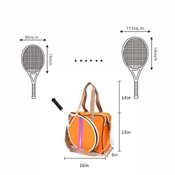 Stylish Tennis Tote Bag for Rackets and Sports Gear