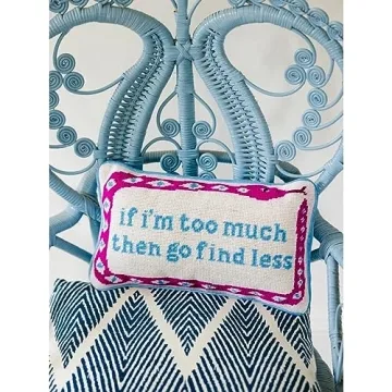 FURBISH Handmade Decorative Throw Pillow - Unique Style