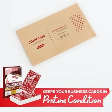 XFasten Self-Sealing Laminating Pouches for Business Cards