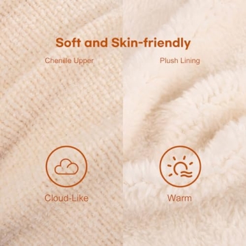 LongBay Plush Chenille Bootie Slippers for Women